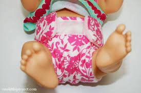 How to Make Baby Doll Cloth Diapers